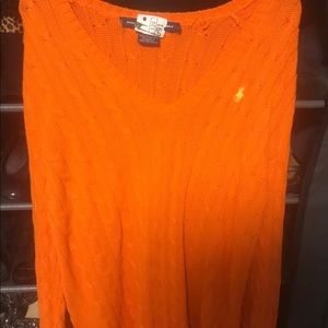 Women’s large polo sweater